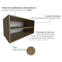 Ver imagem 5 de Nicho com Prateleira Quarto Infantil Bege/Carvalho Mel