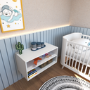 Ver imagem 3 de Nicho com Prateleira Quarto Infantil Branco