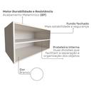 Ver imagem 7 de Nicho com Prateleira Quarto Infantil Branco