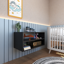 Ver imagem 1 de Nicho com Prateleira Quarto Infantil Preto