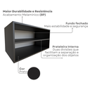 Ver imagem 5 de Nicho com Prateleira Quarto Infantil Preto