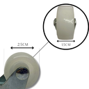 Ver imagem 6 de Rodízio Rodinha Giratório Placa Base Aço Roda Nylon Diâmetro 25mm 1" Altura 33mm