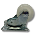 Ver mais imagens de Rodízio Rodinha Giratório Placa Base Aço Roda Nylon Diâmetro 25mm 1" Altura 33mm