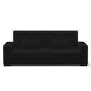 Ver mais imagens de Sofá Cama 02 Lugares Linho Preto A79 Pés De Madeira