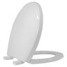 Assento Sanitario Oval Pp Universal Evo Soft Close Tupan Cores Cinzaz Claro/prata - 1