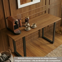 Ver imagem 2 de Prateleira 90x20 Tampo Mesa Mdf 15mm Rústico 20x90 Arrigo Móveis