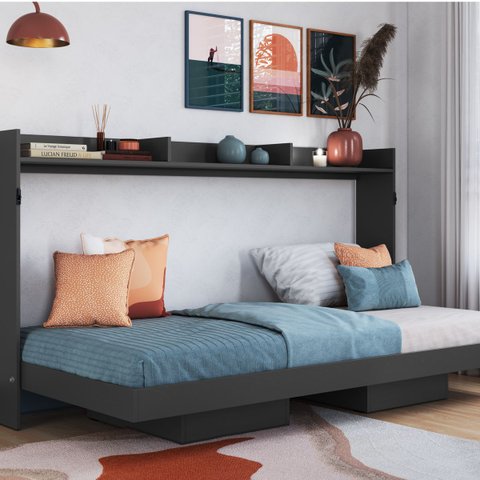Cama Solteiro Articulável Horizontal Hannover para Colchões 190x80 Cm Ch1080 Art In Móveis