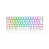Teclado Gamer Redragon Fizz Pro Rgb Branco Switch Marrom Pt - 1