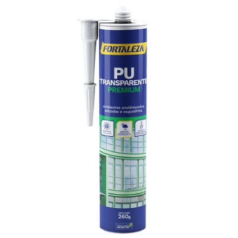 Selante Pu Transparente Incolor 260 Gramas - 10217 - Fortaleza