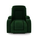Ver imagem 2 de Poltrona do Papai Reclinável Sala de Cinema Crihs Elétrica Lift Elevação Veludo Verde Esmeralda G23 - Gran Belo