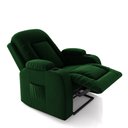 Ver imagem 7 de Poltrona do Papai Reclinável Sala de Cinema Crihs Elétrica Lift Elevação Veludo Verde Esmeralda G23 - Gran Belo