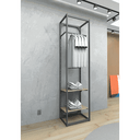 Ver imagem 3 de Armario Closet Aberto, Mova, Metal e Madeira