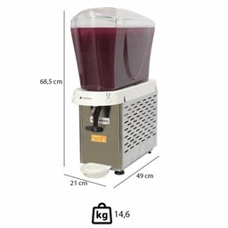 Refresqueira Venâncio em Inox 1 Reservatório de 16l 220v Rv116 56841 - 3