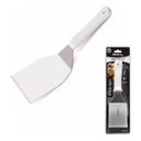 Ver imagem 2 de Espatula Curva 3 Inox Chapa Lanche Chapeiro Cozinha