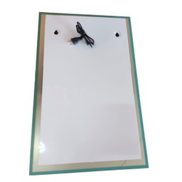 Espelho Iluminação Led 3 Cores 70x100 Retangular Luz Frente Botão Touch Sala Quarto Lavabo - 3