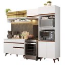Ver imagem 3 de Armário de Cozinha Completa 260cm Branco Reims Madesa 12