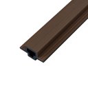 Ver imagem 1 de Faixa Painel Ripado para Área Externa em Wpc Noz 290cm X 5,4cm X 2,5cm Rm Decor