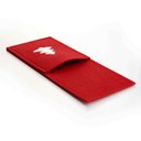 Ver imagem 3 de Porta talher de Natal Árvore Vermelho e Branco 23x10cm -D’Rossi