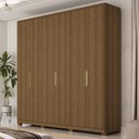 Ver imagem 1 de Guarda Roupa Casal 06 Portas Terrassa Móveis Rimo - Jequitibá