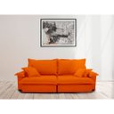 Ver imagem 1 de Sofá Retrátil e Reclinável Paris 2.00m Super Pillow - Terracota