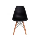 Ver imagem 2 de Kit 8 Cadeiras Charles Eames Eiffel Preta Polipropileno Cozinha Sala de Estar Jantar Mesa de Jantar
