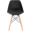 Ver imagem 5 de Kit 8 Cadeiras Charles Eames Eiffel Preta Polipropileno Cozinha Sala de Estar Jantar Mesa de Jantar