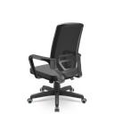 Ver imagem 2 de Cadeira Escritório Presidente Adrix Plaxmetal Mecanismo Relax Encosto Tela e Assento Vinil (couro Ec