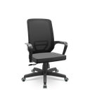 Ver imagem 1 de Cadeira Escritório Presidente Adrix Plaxmetal Mecanismo Relax Encosto Tela e Assento Vinil (couro Ec