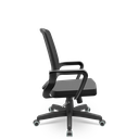 Ver imagem 3 de Cadeira Escritório Presidente Adrix Plaxmetal Mecanismo Relax Encosto Tela e Assento Vinil (couro Ec