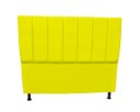 Ver imagem 2 de Kit Cabeceira e Recamier Baú para Cama Box Casal Queen:amarelo