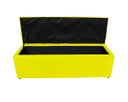 Ver imagem 4 de Kit Cabeceira e Recamier Baú para Cama Box Casal Queen:amarelo