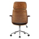 Ver mais imagens de Cadeira de Escritório Home Office Decorativa Casemiro Pu C/regulagem de Altura Base Giratória Marrom