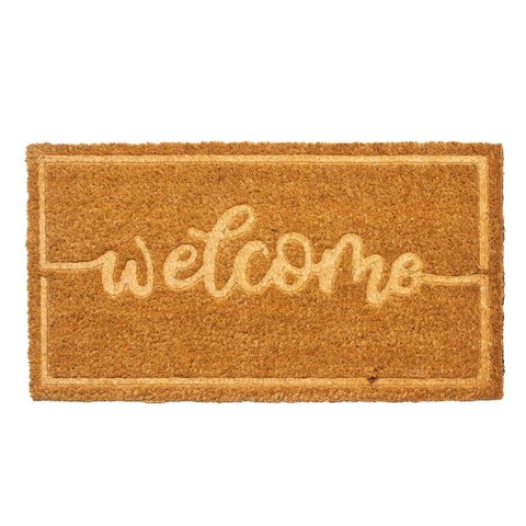 Capacho Fibra de Coco Ruby 22 Bege 0,33x0,60m