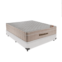 Ver imagem 1 de Cama Box Branco e Colchão Airtech Springpocket Casal Ortobom