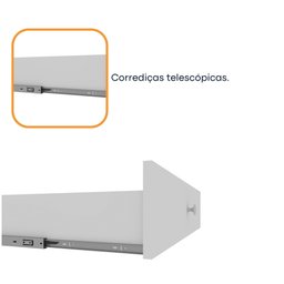 Guarda Roupa Casal com Espelho 3 Portas 6 Gavetas 270cm Milão   - 13