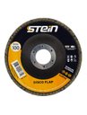 Ver imagem 1 de Disco Flap Curvo 4.1/2 115mm Metais Ferrosos Stein Grão 100