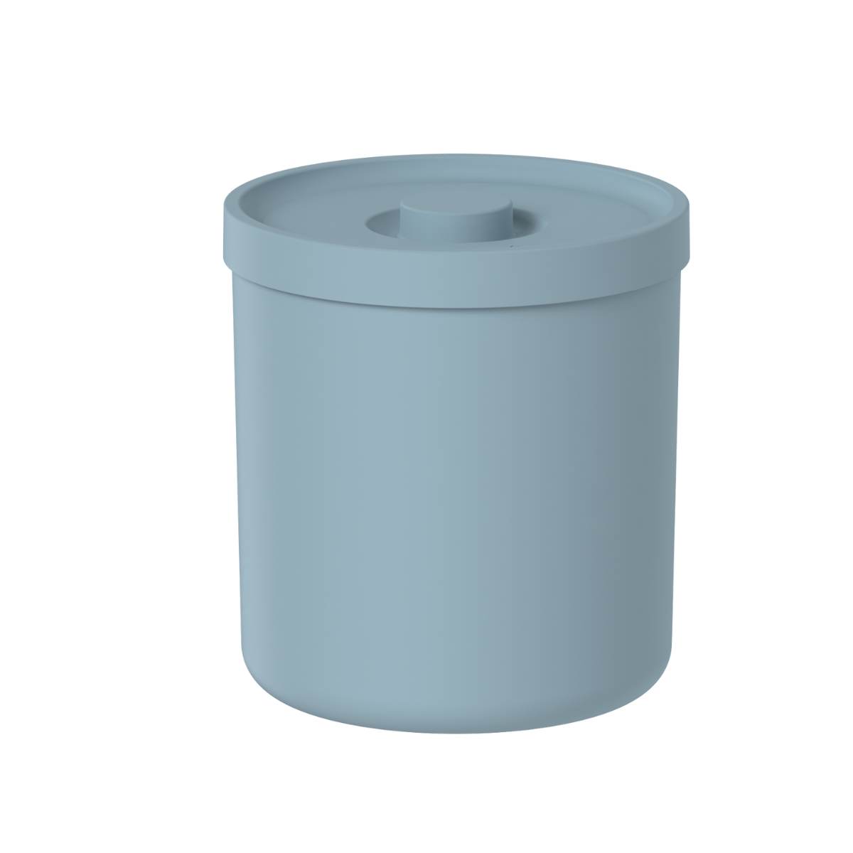 Kit Conjunto Para Banheiro Lixera 6L + Escova Sanitária Bold:Azul Glacial - 2