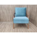 Ver imagem 1 de Poltrona Decorativa 1 Lugar Azul Tiffany 18 Itália