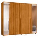 Ver imagem 1 de Guarda Roupa Casal 278cm 6 Portas 4 Espelhos Zac Cinamomo Z10 - Mpozenato
