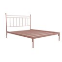 Ver imagem 1 de Cama de Ferro Romana Queen Size - Peseira Reta Icamas Rosa Bebê