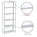 Ver imagem 6 de Estante de Estrutura Metálica com 6 Prateleiras 175cm(a)92acm(l)40cm(p) com Reforço Branco