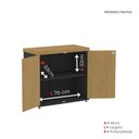 Ver imagem 6 de Armário para Escritório Baixo 2 Portas com Chave