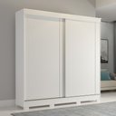 Ver imagem 2 de Guarda-Roupa 183cm 2 Portas de Correr com Pés 100% MDF Bonito Espresso Móveis