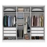 Guarda-Roupa 3 Portas Espelhadas Montenegro Tcil Móveis - 3