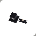 Ver imagem 2 de Arandela Box Cubo com 2 Fachos - Interna e Externa:preto
