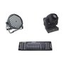 Kit 4 Par Led Slim 60X3W 2 Mini Led Spot 20W Rgbw 1 Dmx 512 - 1