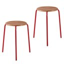 Ver imagem 1 de Kit 2 Banquetas para Cozinha com Base de Aço Cumbuca