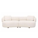 Ver imagem 1 de Sofá Lunna 3 Lugares 230cm Off White Bouclé Estrutura Madeira D26 Sallar Home