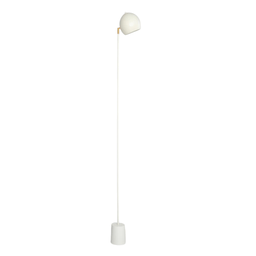 Luminária de Piso Abajur Chão Aniston Branco - 1