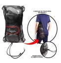 Ver imagem 6 de Kit Luva de Boxe Muay Thai - Naja Black Preto/vermelho + Bandagem+bucal:14/preto/vermelho